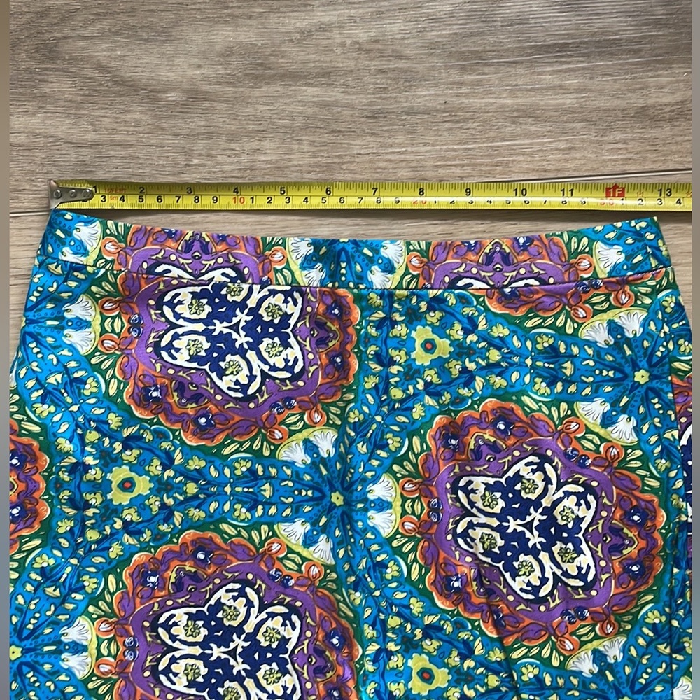 Kaleidoscope Print Pencil Skirt - Picture 8 of 12